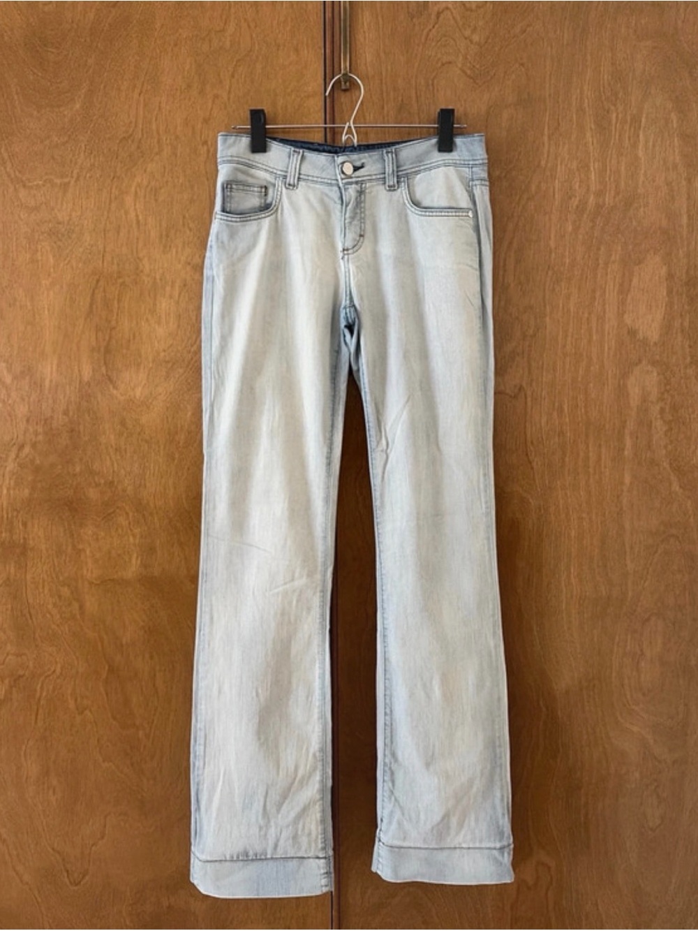 Trussardi Light Blue Straight-Leg Women’s Jeans